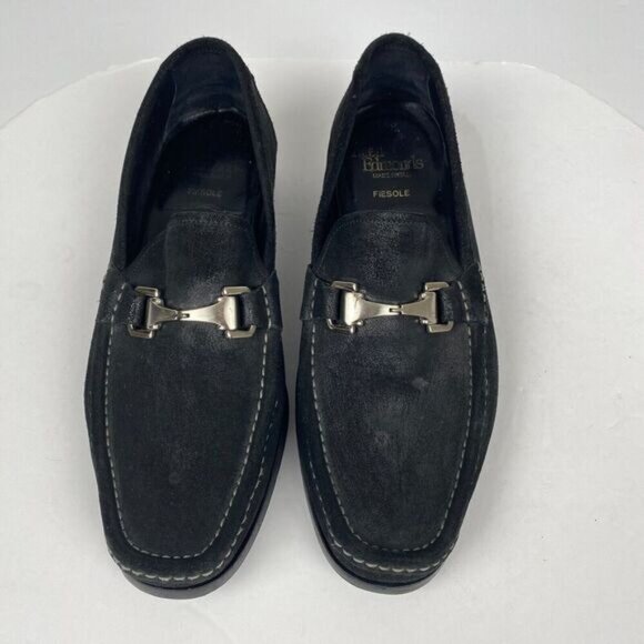 Allen Edmonds FIESOLE Shoes Italian Loafer Size 10 DBlack Suede Shoe Confort